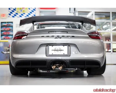 Fabspeed 2.50 Inch / 63.5mm ID Competition Slip-On Turndown Tips Porsche 981 Cayman GT4 2015-2016 - FS.TDT.635
