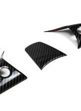 Fabspeed Carbon Fiber Steering Wheel Covers Tesla Model 3 2017+                                     - FS.TESLA.3.SWC - Image 2