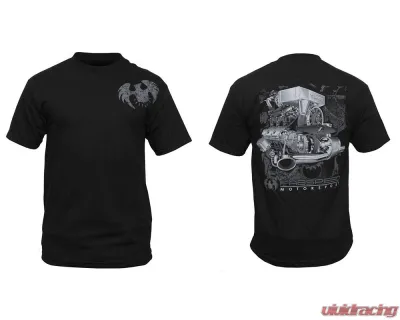 Fabspeed Motorsport Porsche 930 Engine T-Shirt - FS.TS.ENG.M