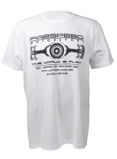 Fabspeed Motorsport The World Is Flat Porsche T-Shirt                                     - FS.TS.TWIF.WH.XL - Image 5