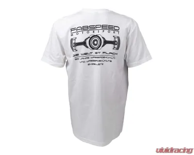 Fabspeed Motorsport The World Is Flat Porsche T-Shirt - FS.TS.TWIF.WH.XL