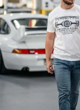 Fabspeed Motorsport The World Is Flat Porsche T-Shirt                                     - FS.TS.TWIF.WH.XL - Image 3