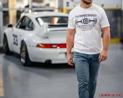 Fabspeed Motorsport The World Is Flat Porsche T-Shirt - FS.TS.TWIF.WH.XL