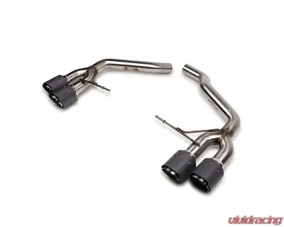 Fabspeed Rear Non-Resonated Slip-On Sport Exhaust w/ Carbon Fiber Tips Porsche Macan S | GTS 2019-2022 - FS.POR.19MCNV6.MBPCF