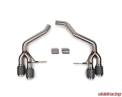 Fabspeed Rear Non-Resonated Slip-On Sport Exhaust w/ Carbon Fiber Tips Porsche Macan S | GTS 2019-2022 - FS.POR.19MCNV6.MBPCF