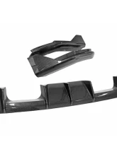 Fabspeed Carbon Fiber BMW 3 Piece Rear Diffuser BMW G80 M3 Series 2021+                                     - FS-CF-BMW-G803PRD - Image 2