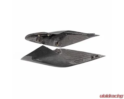 Fabspeed Carbon Fiber Side Air Intake Splitters Ferrari F8 Tributo | Spider 2020+ - FS-CF-FER-F8SAI