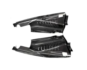 Fabspeed Carbon Fiber Coupe Engine Bay Panels Ferrari 488 Pista 2019+