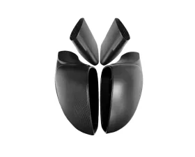 Fabspeed Carbon Fiber MATTE Mirror Housings With Bases Ferrari 458 Italia | Spider | Speciale 2010-2015