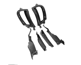 Fabspeed Carbon Fiber Right & Left Front Fender Air Inlet Scoops With Brackets McLaren 720S 2017+