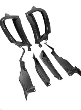 Fabspeed Carbon Fiber Right & Left Front Fender Air Inlet Scoops With Brackets McLaren 720S 2017+                                     - FS-CF-MCL-720FFASB - Image 4