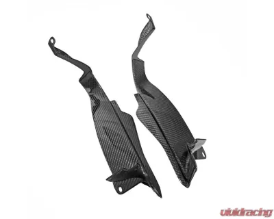 Fabspeed Carbon Fiber Right & Left Front Fender Air Inlet Scoops With Brackets McLaren 720S 2017+ - FS-CF-MCL-720FFASB