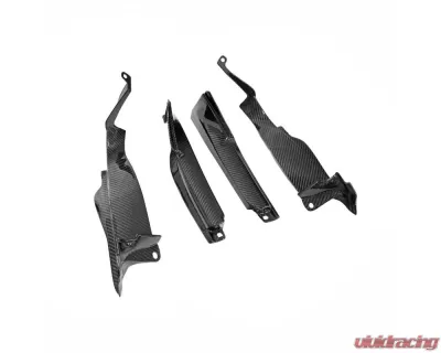 Fabspeed Carbon Fiber Right & Left Front Fender Air Inlet Scoops With Brackets McLaren 720S 2017+ - FS-CF-MCL-720FFASB