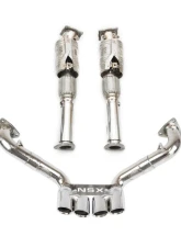 Fabspeed Sport Performance Package w/ Polished Stainless Steel Tips Acura NSX TT | Type S 2017-2022                                     - FS.ACURA.NSX.SPKGP - Image 3