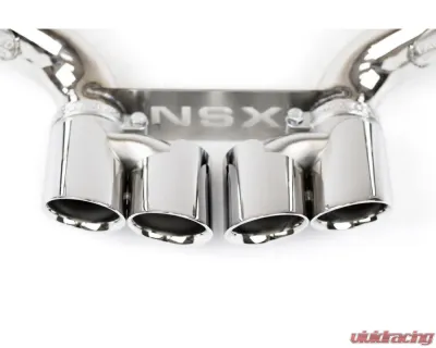 Fabspeed Sport Performance Package w/ Polished Stainless Steel Tips Acura NSX TT | Type S 2017-2022 - FS.ACURA.NSX.SPKGP