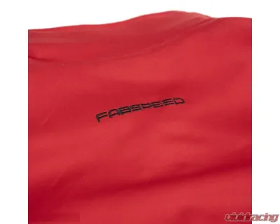 Fabspeed Red Men's Half Zip Pull-over - FS.APP.HZ.HZ.XL