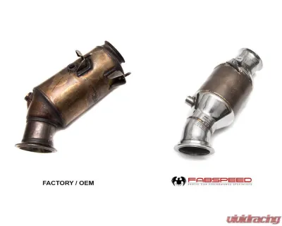 Fabspeed Sport Cat Downpipe w/ Electronic Wastegate BMW 335i | 435i (F30/F32) 2013-2018 - FS.BMW.F3X2.SCDP