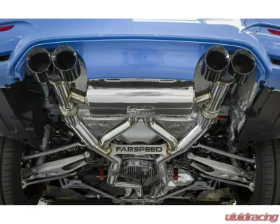 Fabspeed Valvetronic Exhaust System w/ Satin Black Tips BMW M3 | M4 (F80/F82) 2014-2020 - FS.BMW.F8X.VLVB