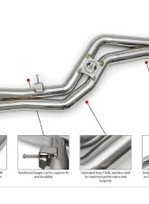 Fabspeed Valvetronic Exhaust System w/ Satin Black Tips BMW M3 | M4 (F80/F82) 2014-2020                                     - FS.BMW.F8X.VLVB - Image 4