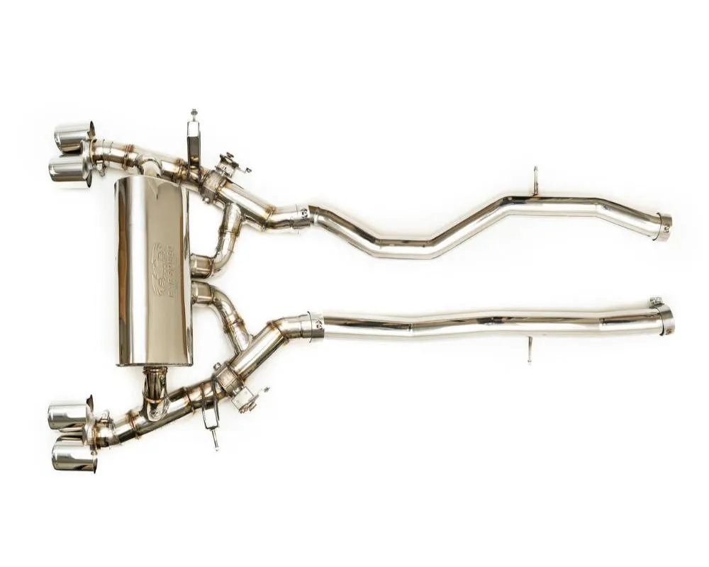 Fabspeed Competition Valvetronic Exhaust System w/ Polished Stainless Steel Tips BMW M2 F87 2019+ - FS.BMW.M2COMP.VLVP