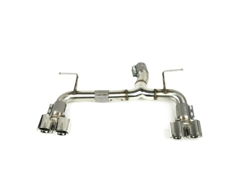 Fabspeed Muffler Bypass Exhaust System w/ Single Wall Brushed Stainless Steel Tips BMW M2 F87 2014-2018 - FS.BMW.M2F87.MBEBR