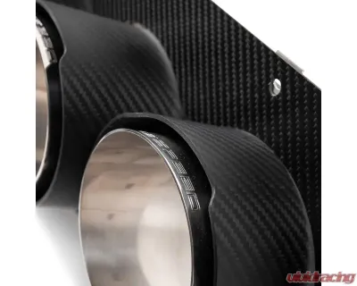 Fabspeed Carbon Fiber Quad Tips Chevrolet Corvette C8 Z06 2023+ - FS.CHEVY.C8Z06.QTCF