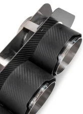 Fabspeed Carbon Fiber Quad Tips Chevrolet Corvette C8 Z06 2023+                                     - FS.CHEVY.C8Z06.QTCF - Image 3