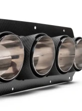 Fabspeed Carbon Fiber Quad Tips Chevrolet Corvette C8 Z06 2023+                                     - FS.CHEVY.C8Z06.QTCF - Image 5