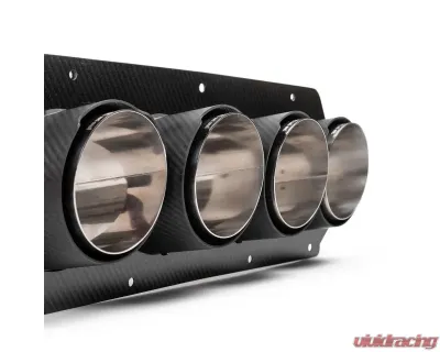 Fabspeed Carbon Fiber Quad Tips Chevrolet Corvette C8 Z06 2023+ - FS.CHEVY.C8Z06.QTCF