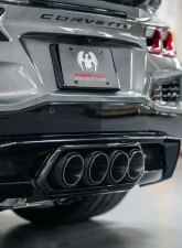 Fabspeed Carbon Fiber Quad Tips Chevrolet Corvette C8 Z06 2023+                                     - FS.CHEVY.C8Z06.QTCF - Image 8