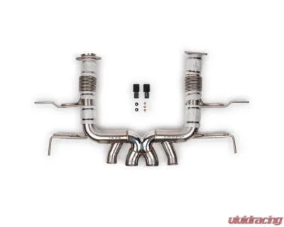 Fabspeed Titanium Supersport X-Pipe Cat-Back Exhaust System w/ Re-use OEM Tips Chevrolet Corvette C8 Z06 2023+ - FS.CHEVY.C8Z06.SS.TI