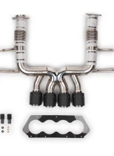 Fabspeed Supersport X-Pipe Cat-Back Exhaust System w/ Carbon Fiber Tips Chevrolet Corvette C8 Z06 2023+                                     - FS.CHEVY.C8Z06.SSCF - Image 11