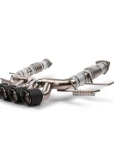 Fabspeed Supersport X-Pipe Cat-Back Exhaust System w/ Carbon Fiber Tips Chevrolet Corvette C8 Z06 2023+                                     - FS.CHEVY.C8Z06.SSCF - Image 2
