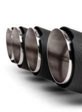 Fabspeed Supersport X-Pipe Cat-Back Exhaust System w/ Carbon Fiber Tips Chevrolet Corvette C8 Z06 2023+                                     - FS.CHEVY.C8Z06.SSCF - Image 8