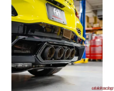 Fabspeed Supersport X-Pipe Cat-Back Exhaust System w/ Carbon Fiber Tips Chevrolet Corvette C8 Z06 2023+ - FS.CHEVY.C8Z06.SSCF