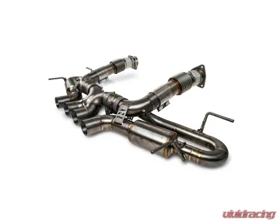 Fabspeed Titanium Valvetronic Cat-Back Exhaust System w/ Re-use OEM Tips Chevrolet Corvette C8 Z06 2023+ - FS.CHEVY.C8Z06.VLV.TI