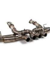 Fabspeed Titanium Valvetronic Cat-Back Exhaust System w/ Re-use OEM Tips Chevrolet Corvette C8 Z06 2023+                                     - FS.CHEVY.C8Z06.VLV.TI - Image 3