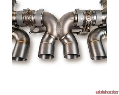 Fabspeed Titanium Valvetronic Cat-Back Exhaust System w/ Re-use OEM Tips Chevrolet Corvette C8 Z06 2023+ - FS.CHEVY.C8Z06.VLV.TI