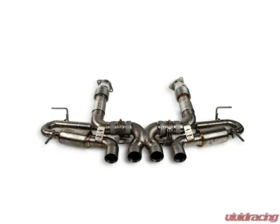 Fabspeed Titanium Valvetronic Cat-Back Exhaust System w/ Re-use OEM Tips Chevrolet Corvette C8 Z06 2023+ - FS.CHEVY.C8Z06.VLV.TI