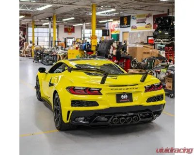 Fabspeed Titanium Valvetronic Cat-Back Exhaust System w/ Carbon Fiber Tips Chevrolet Corvette C8 Z06 2023+ - FS.CHEVY.C8Z06.VLVCF.TI