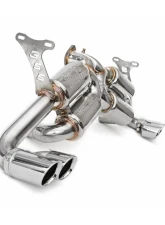 Fabspeed Supersport X- Pipe Exhaust System w/ Satin Black Tips Ferrari F355 5.2 1996-1999                                     - FS.FER.35552.SSXB - Image 2