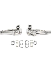 Fabspeed Satin Black Deluxe Quad-Style Tips Ferrari F430 2005-2009                                     - FS.FER.430.QDTWOVB - Image 4