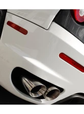 Fabspeed Satin Black Deluxe Quad-Style Tips Ferrari F430 2005-2009                                     - FS.FER.430.QDTWOVB - Image 3