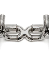 Fabspeed Supersport X-Pipe Exhaust System w/ Satin Black Tips & Valves Ferrari F430 2005-2009                                     - FS.FER.430.SSXTVB - Image 3