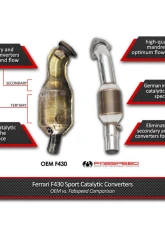 Fabspeed Sport Catalytic Converters Ferrari F430 Coupe | Spider 2005-2009                                     - FS.FER.430.SC - Image 3