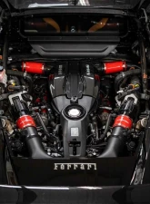 Fabspeed 4 Ply Silicone Boost Hoses Ferrari F8 Tributo 2020+                                     - FS.FER.F8.BH - Image 4
