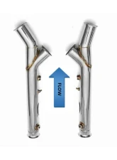 Fabspeed Primary Race Pipes w/o Valves Lamborghini Murcielago LP640 2007-2010                                     - FS.LAM.MUR640.PCB - Image 6