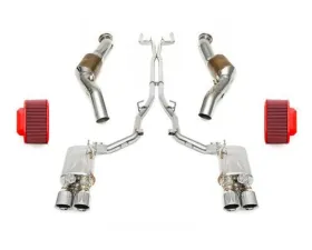 Fabspeed Race Performance Package w/ Polished Stainless Steel Tips Maserati Ghibli AWD 2013+