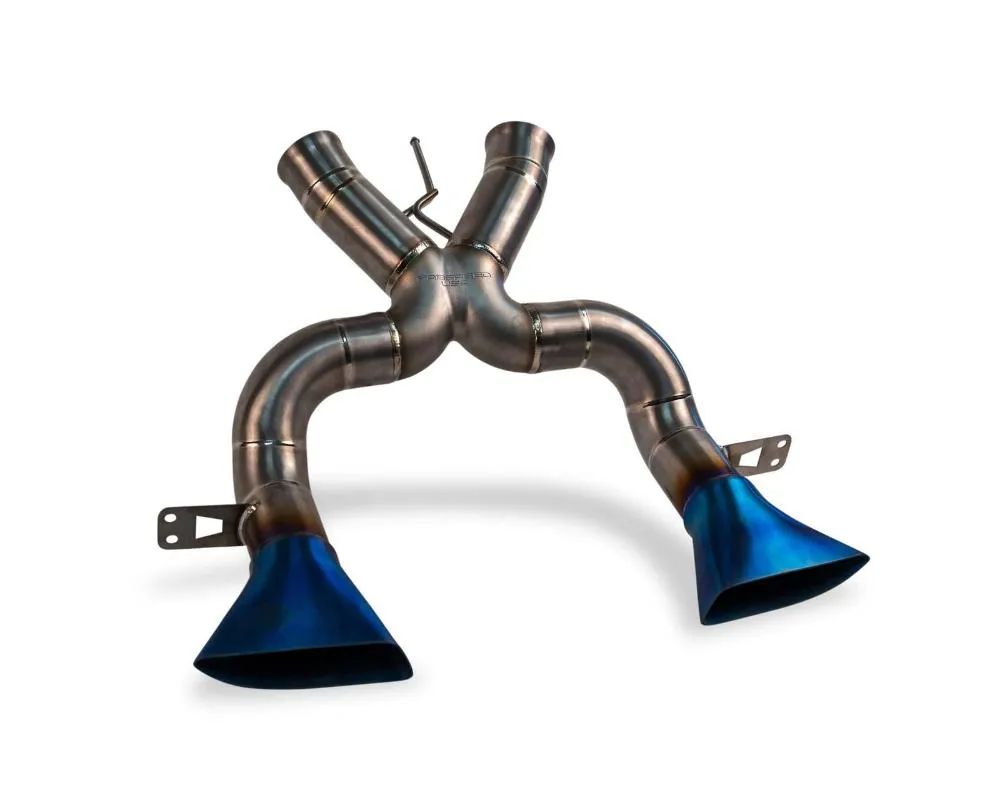 Fabspeed Gold Supreme Titanium X-Pipe Exhaust System McLaren 650S 2014-2017 - FS.MCL.650S.GLDTI.OG