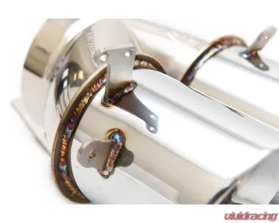 Fabspeed Supersport X-Pipe Exhaust System w/ Can-Am Quad Style Black Tips McLaren 650S 2014-2017 - FS.MCL.650S.SSXQB